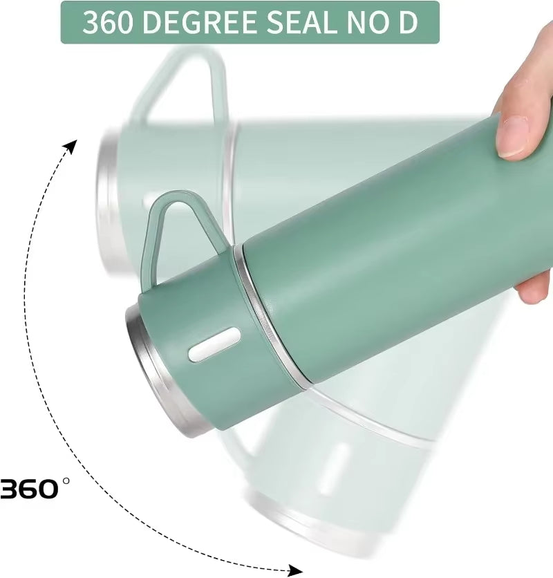 Stainless Steel Vacuum Flask Set