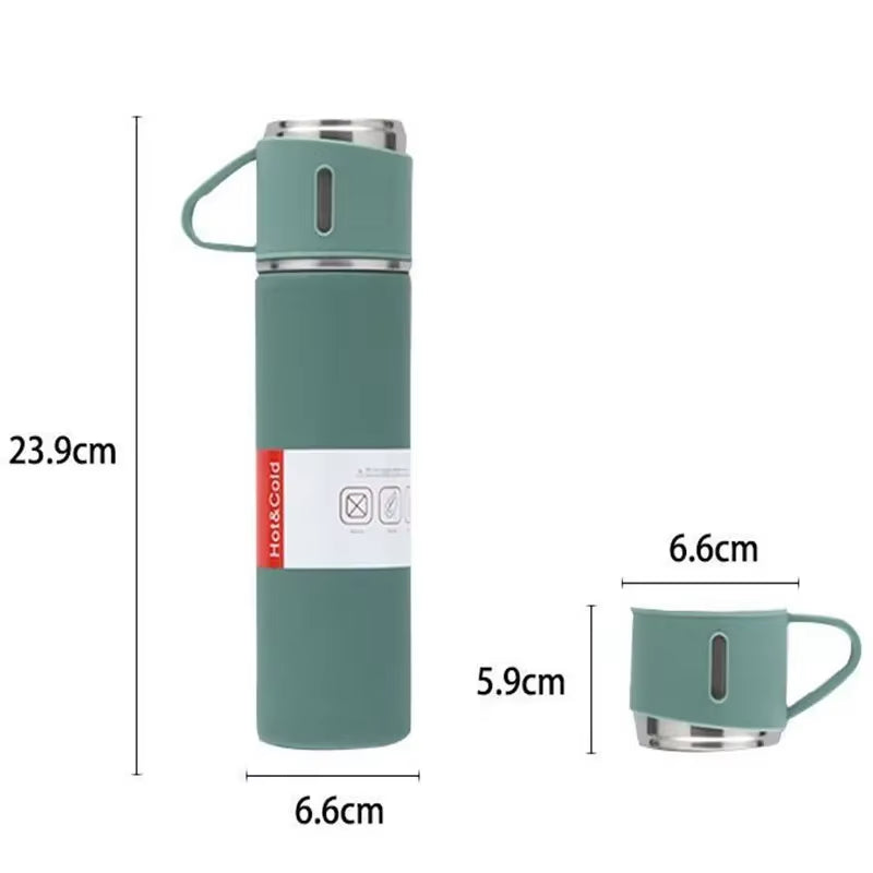 Stainless Steel Vacuum Flask Set