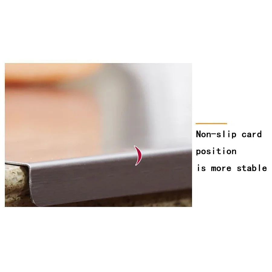 L-shaped folding chopping board stainless steel double-sided chopping board kitchen household fruit cutting and kneading panel