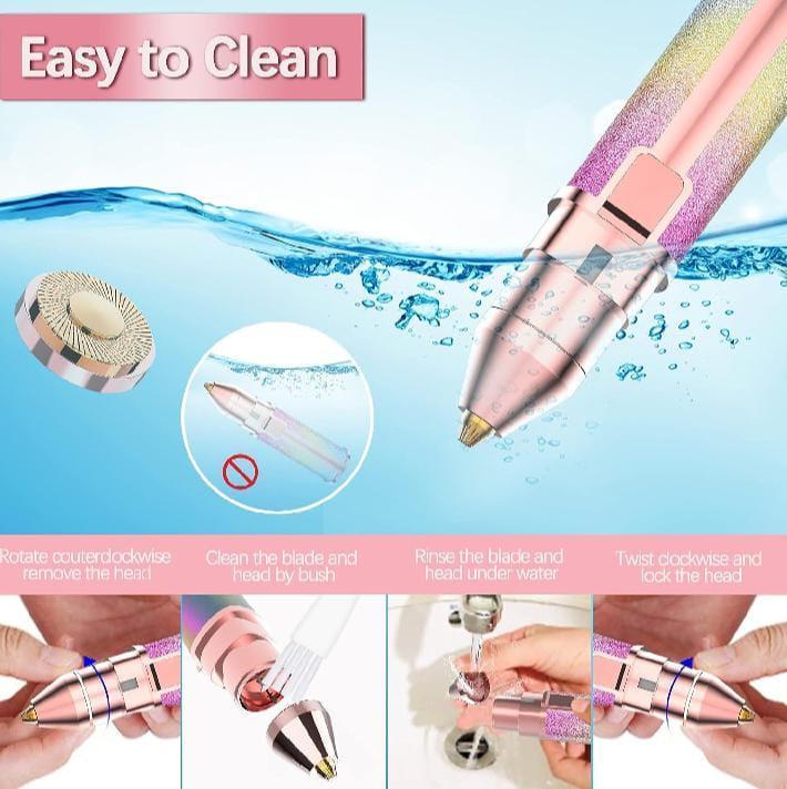 2 in 1 Portable Facial Body Hair Removal