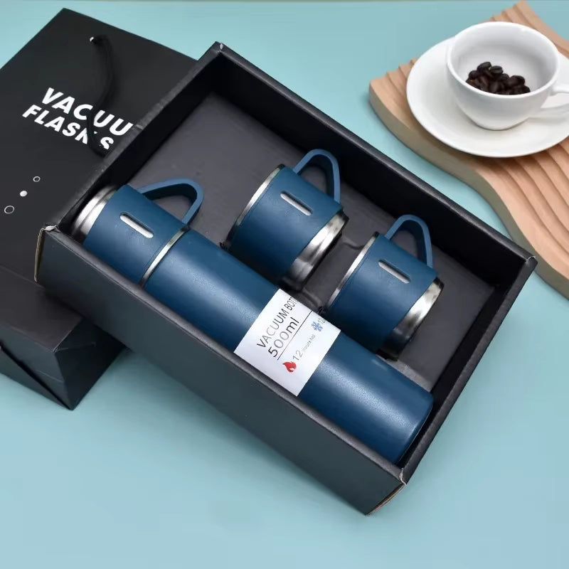 Stainless Steel Vacuum Flask Set
